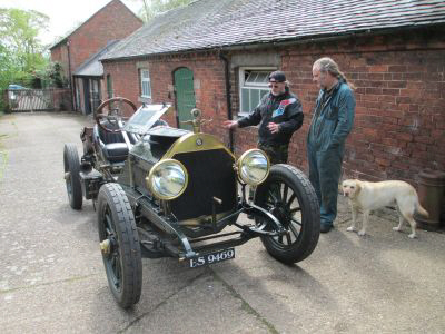Andy Lloyd's wonderful 100 year old Chalmers "Edwardian racer"
